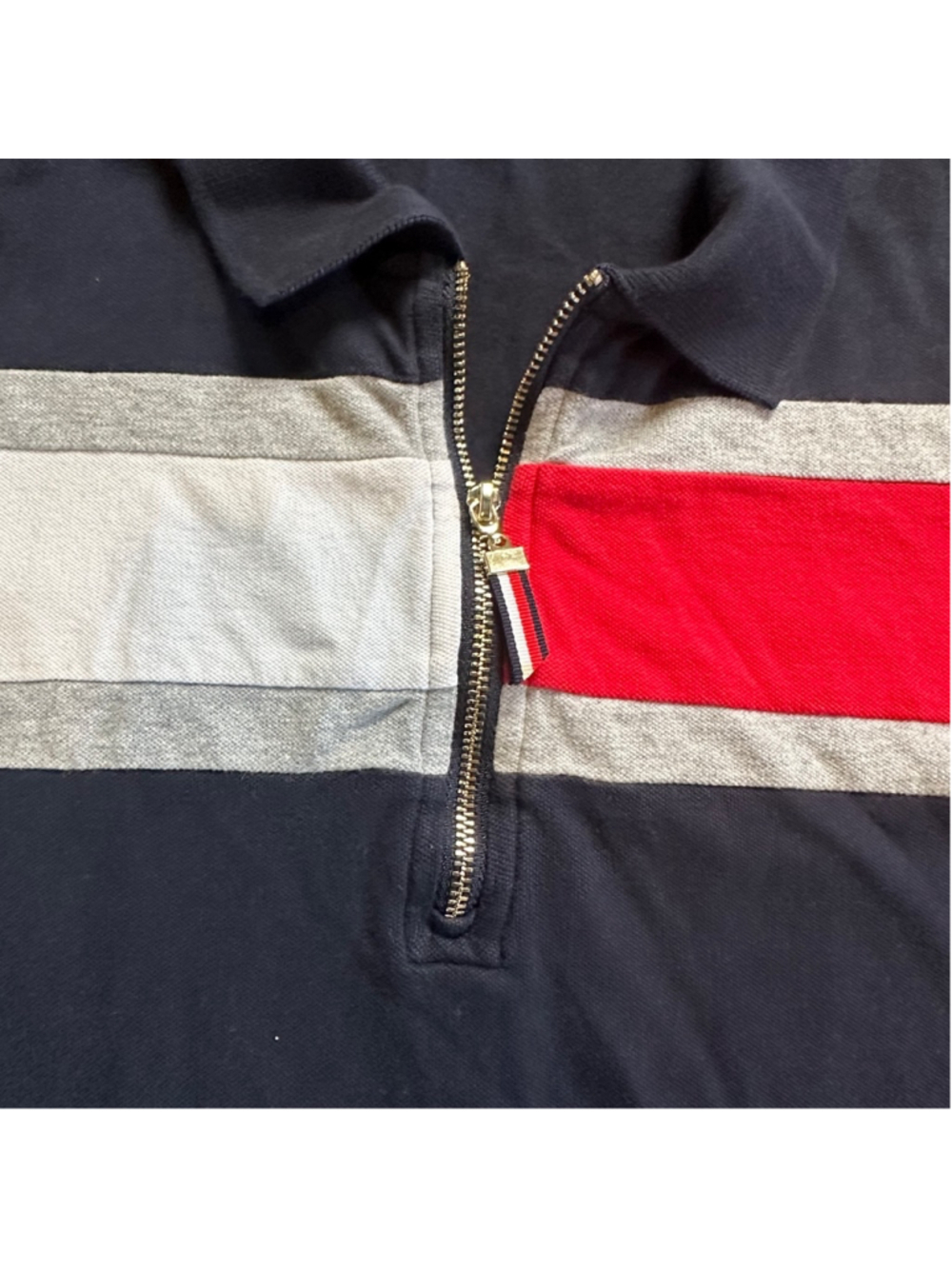 Women's Tommy Hilfiger Polo Shirt Size S Blue Short Sleeve Summer